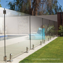 Outdoor Stainless Steel Hardware Tempered Glass Swimming Pool Fence